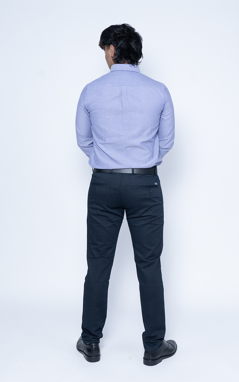 Dark Purple Collar Shirt – Regal Premium Look