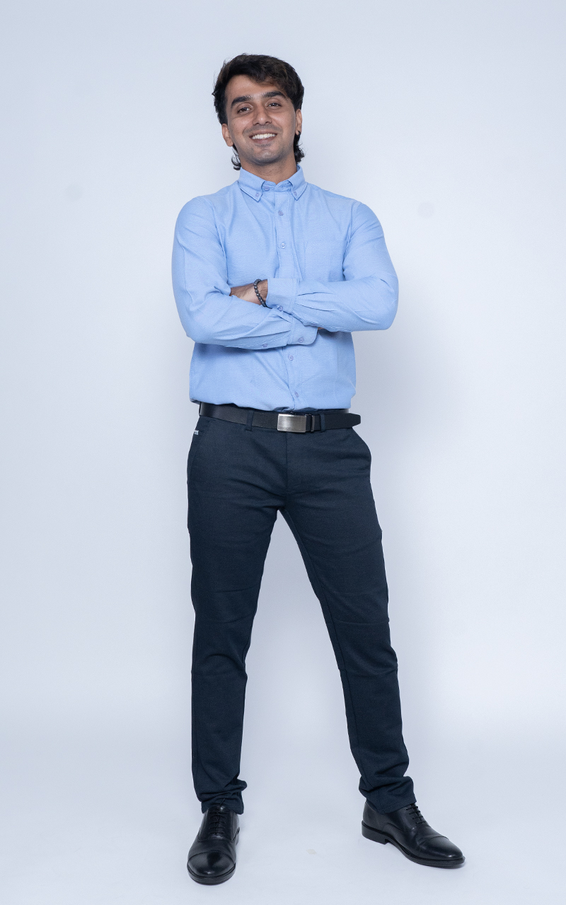 Royal Blue Classic Collar Shirt – Tailored for Style