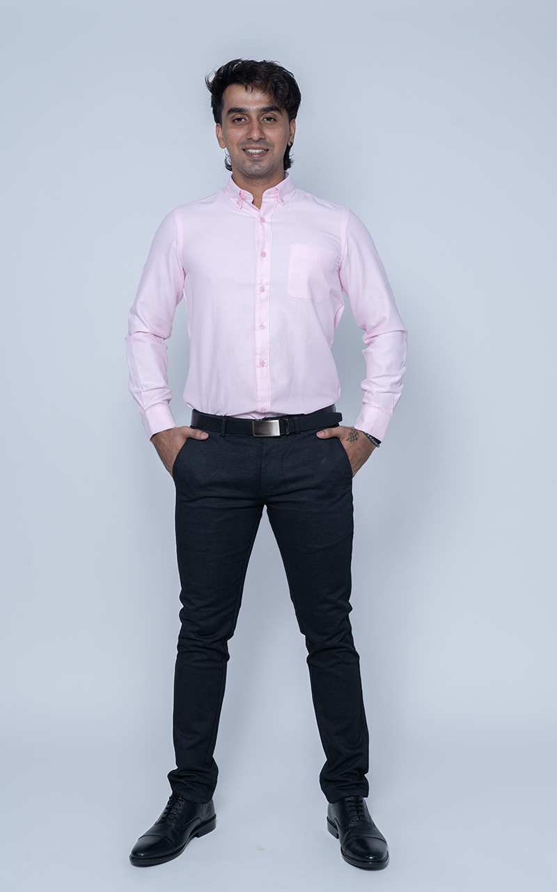 Pink Luxury Collar Shirt – Premium Comfort Fit