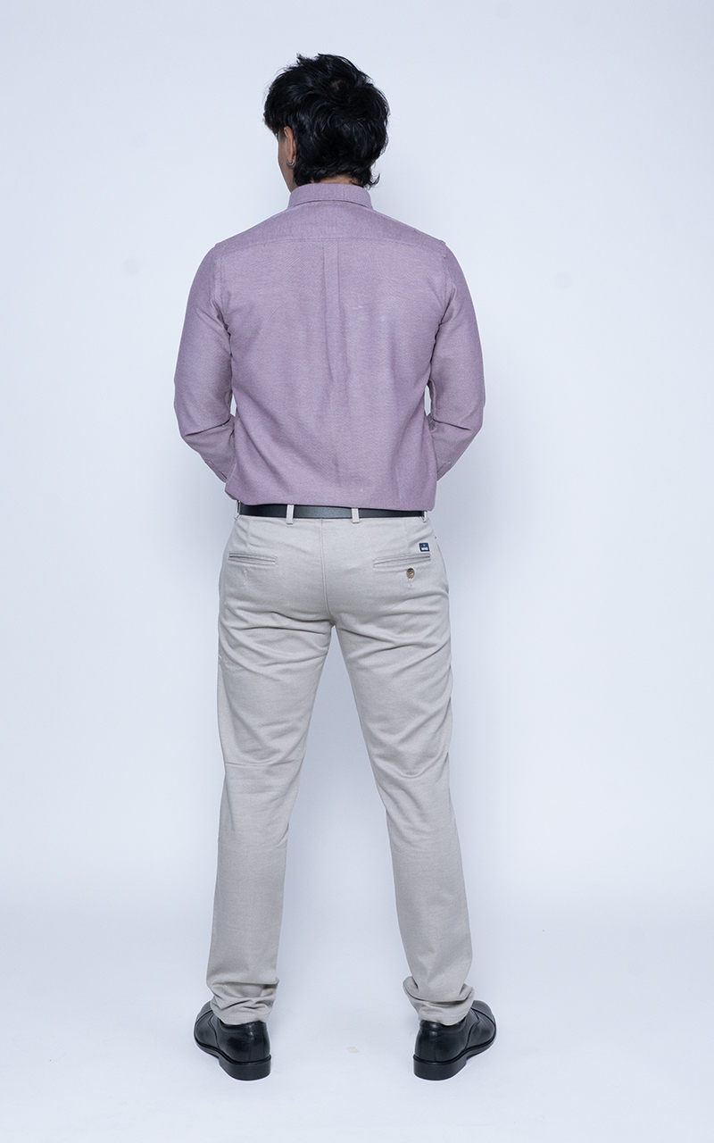 Maroon Signature Collar Shirt – Premium Edition
